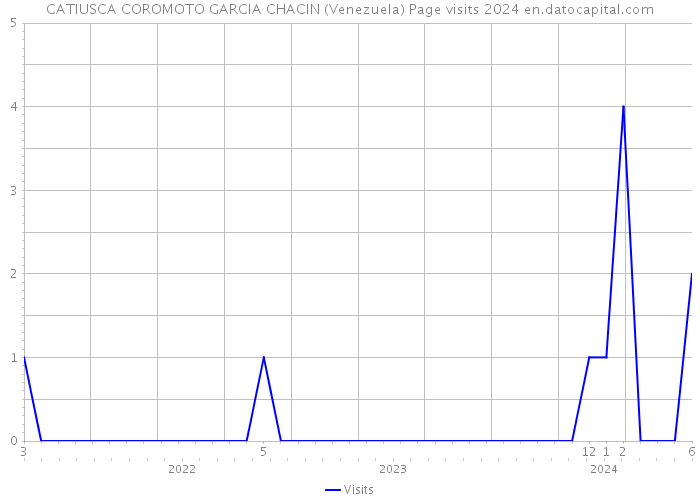 CATIUSCA COROMOTO GARCIA CHACIN (Venezuela) Page visits 2024 