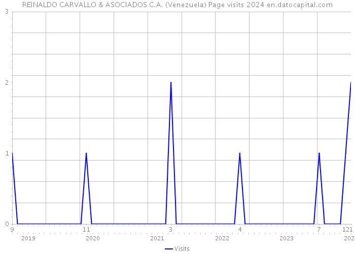 REINALDO CARVALLO & ASOCIADOS C.A. (Venezuela) Page visits 2024 