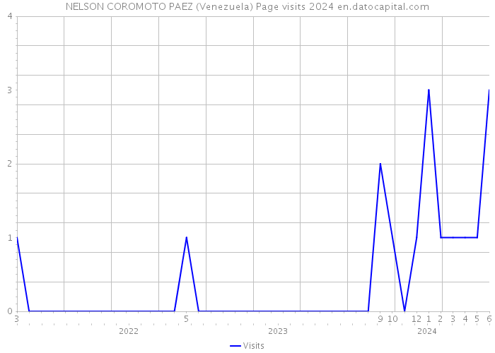 NELSON COROMOTO PAEZ (Venezuela) Page visits 2024 