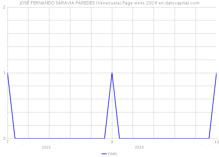 JOSÉ FERNANDO SARAVIA PAREDES (Venezuela) Page visits 2024 