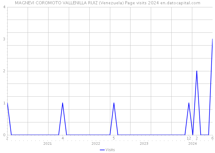MAGNEVI COROMOTO VALLENILLA RUIZ (Venezuela) Page visits 2024 