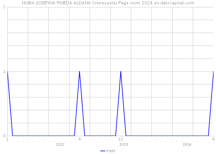NUBIA JOSEFINA PINEDA ALDANA (Venezuela) Page visits 2024 