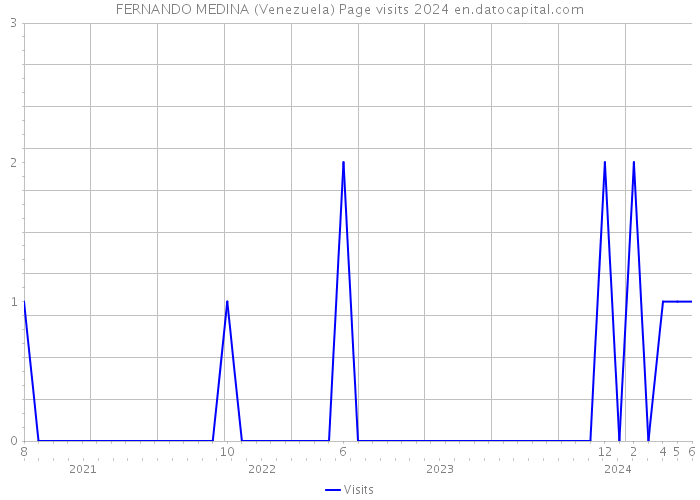 FERNANDO MEDINA (Venezuela) Page visits 2024 