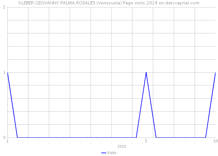 KLEBER GEOVANNY PALMA ROSALES (Venezuela) Page visits 2024 