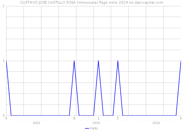 GUSTAVO JOSE CASTILLO SOSA (Venezuela) Page visits 2024 