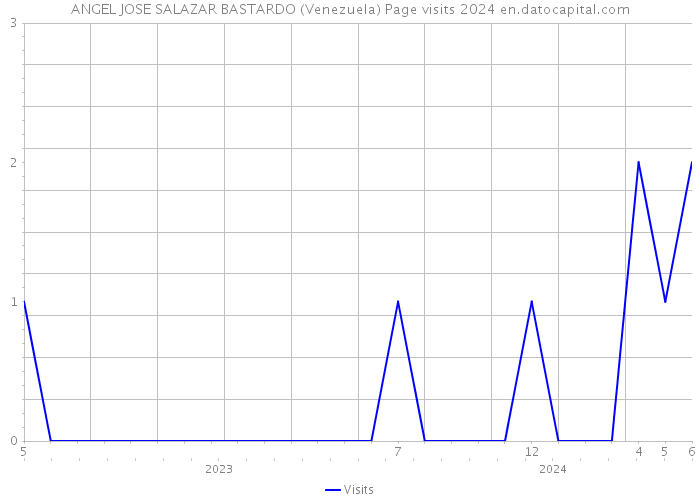 ANGEL JOSE SALAZAR BASTARDO (Venezuela) Page visits 2024 
