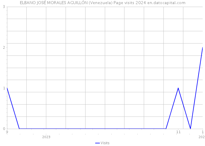 ELBANO JOSÉ MORALES AGUILLÓN (Venezuela) Page visits 2024 