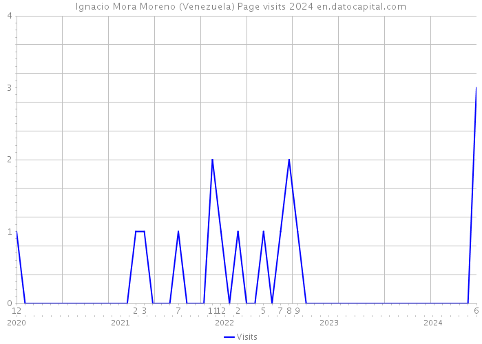Ignacio Mora Moreno (Venezuela) Page visits 2024 