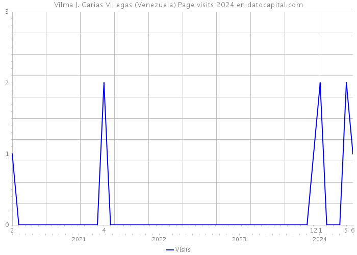 Vilma J. Carias Villegas (Venezuela) Page visits 2024 