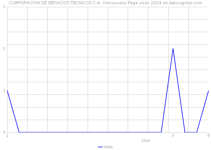 CORPORACION DE SERVICIOS TECNICOS C.A. (Venezuela) Page visits 2024 