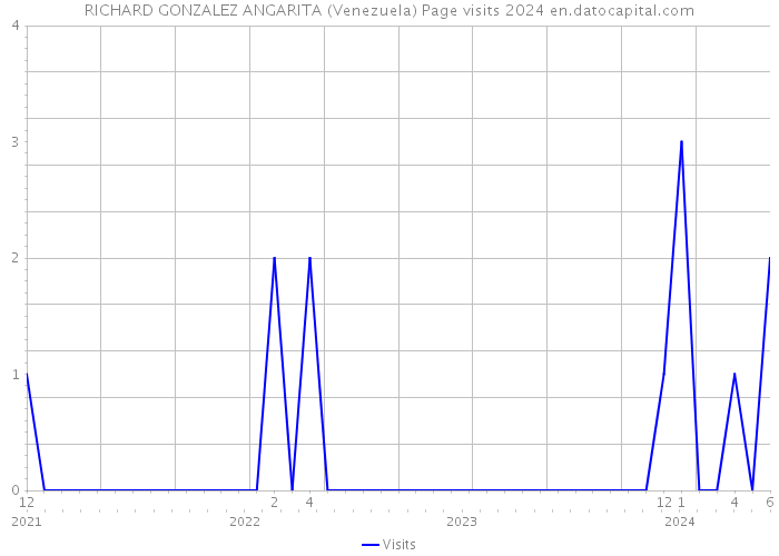RICHARD GONZALEZ ANGARITA (Venezuela) Page visits 2024 