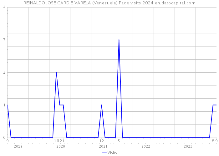 REINALDO JOSE CARDIE VARELA (Venezuela) Page visits 2024 