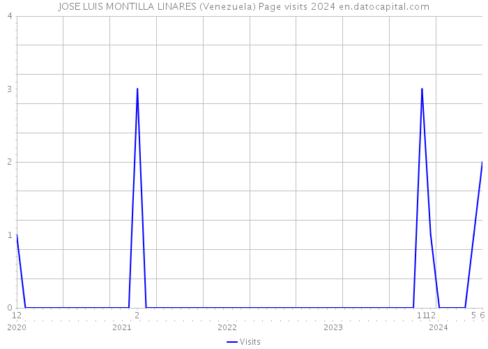 JOSE LUIS MONTILLA LINARES (Venezuela) Page visits 2024 