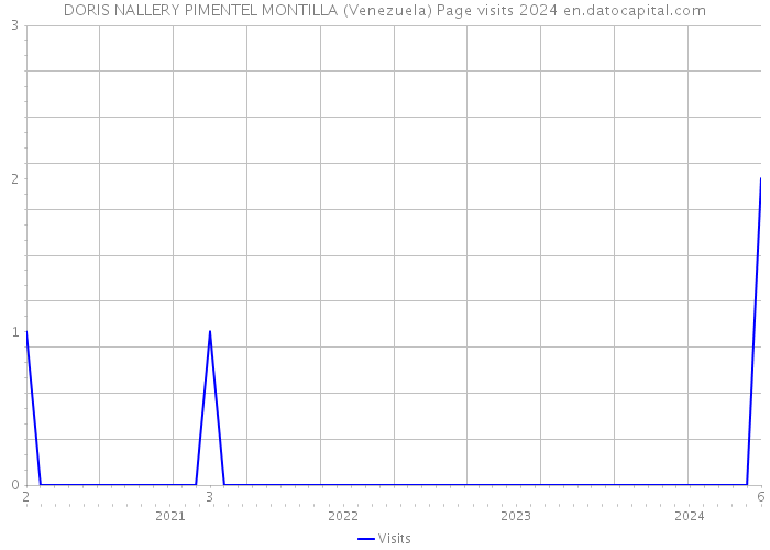 DORIS NALLERY PIMENTEL MONTILLA (Venezuela) Page visits 2024 
