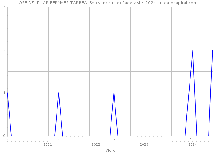 JOSE DEL PILAR BERNAEZ TORREALBA (Venezuela) Page visits 2024 
