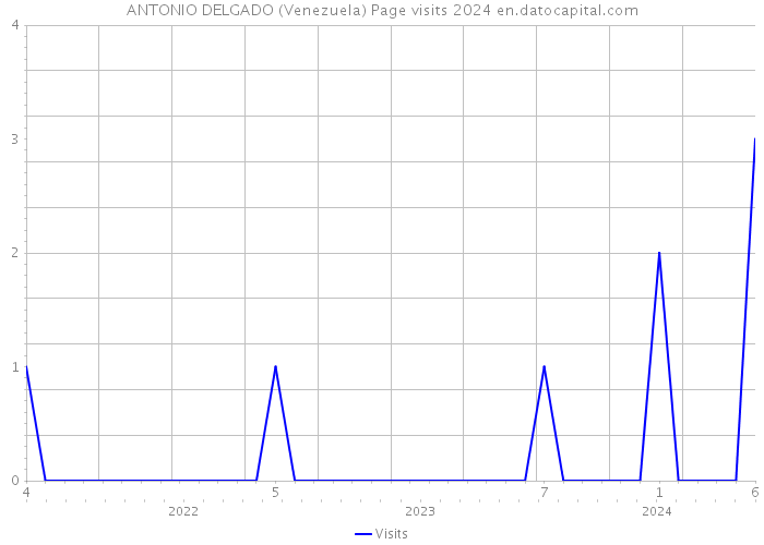 ANTONIO DELGADO (Venezuela) Page visits 2024 