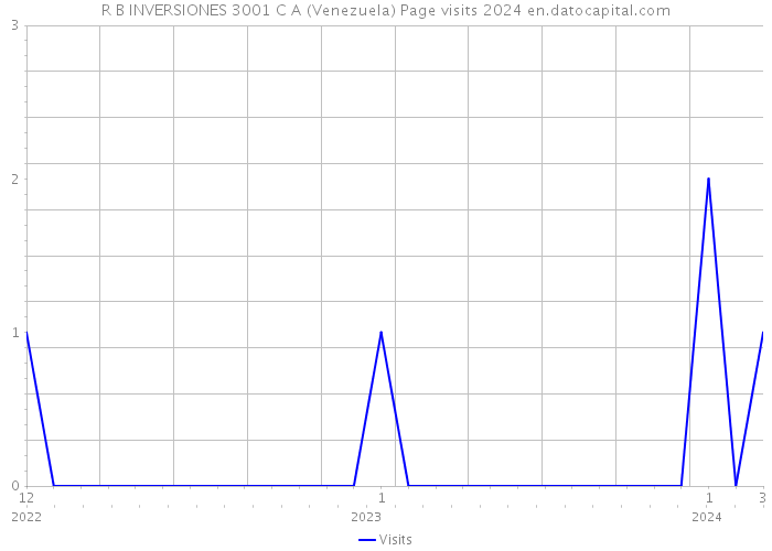 R B INVERSIONES 3001 C A (Venezuela) Page visits 2024 