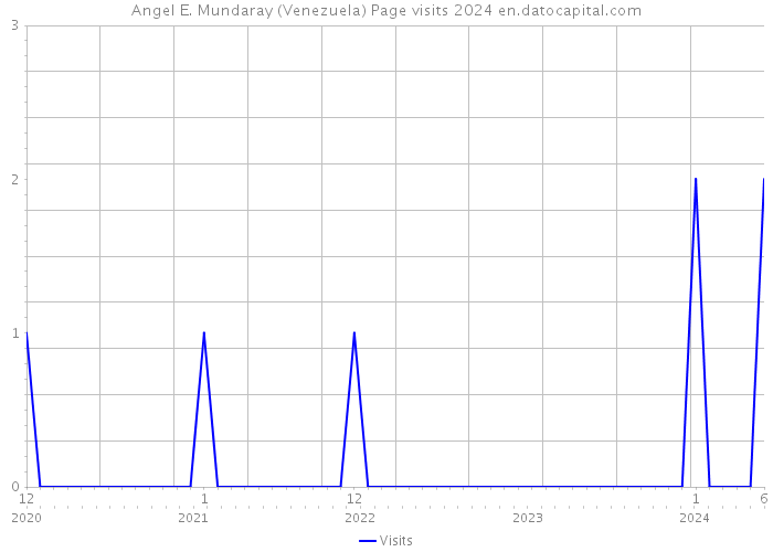 Angel E. Mundaray (Venezuela) Page visits 2024 
