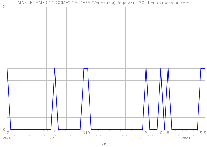 MANUEL AMERICO GOMES CALDERA (Venezuela) Page visits 2024 