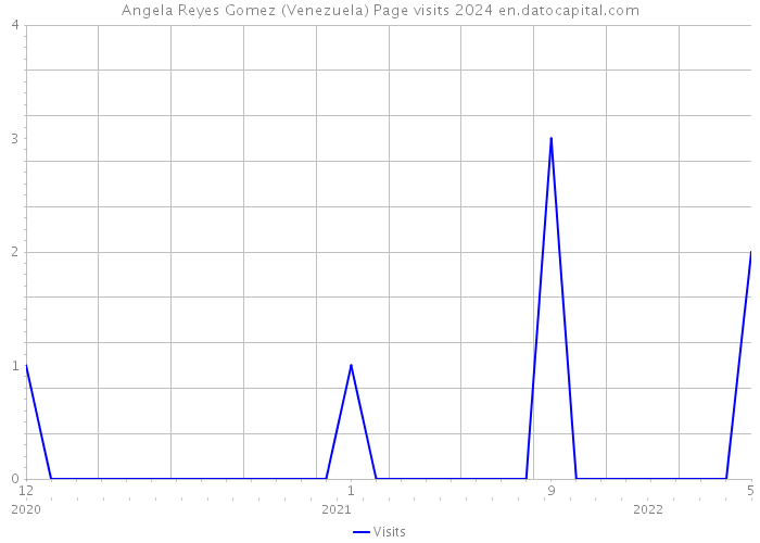 Angela Reyes Gomez (Venezuela) Page visits 2024 