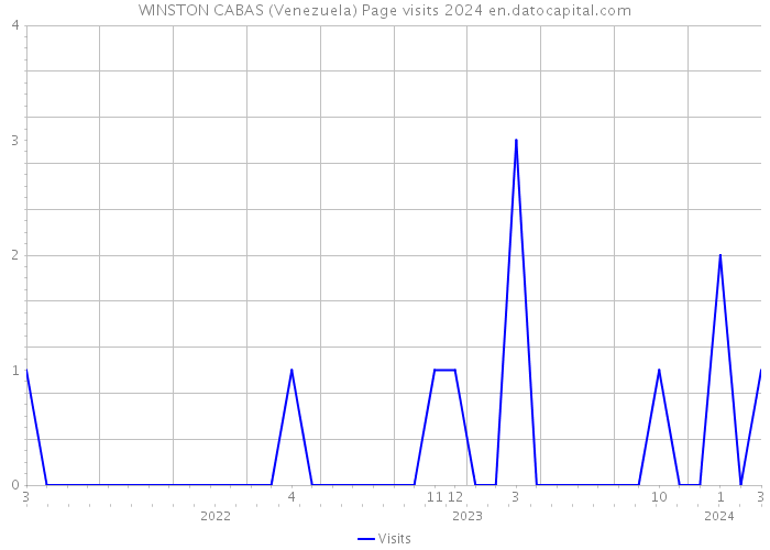 WINSTON CABAS (Venezuela) Page visits 2024 