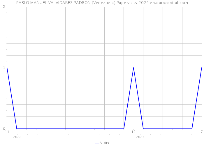 PABLO MANUEL VALVIDARES PADRON (Venezuela) Page visits 2024 