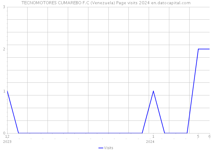 TECNOMOTORES CUMAREBO F.C (Venezuela) Page visits 2024 
