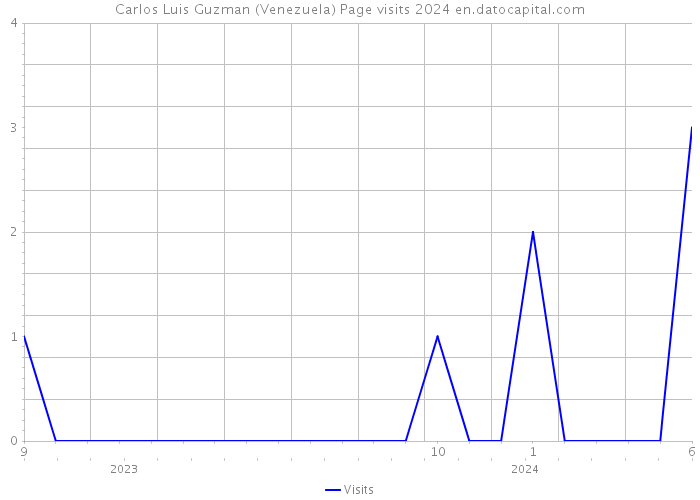 Carlos Luis Guzman (Venezuela) Page visits 2024 