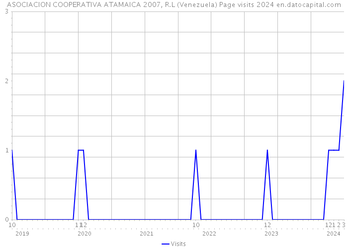 ASOCIACION COOPERATIVA ATAMAICA 2007, R.L (Venezuela) Page visits 2024 