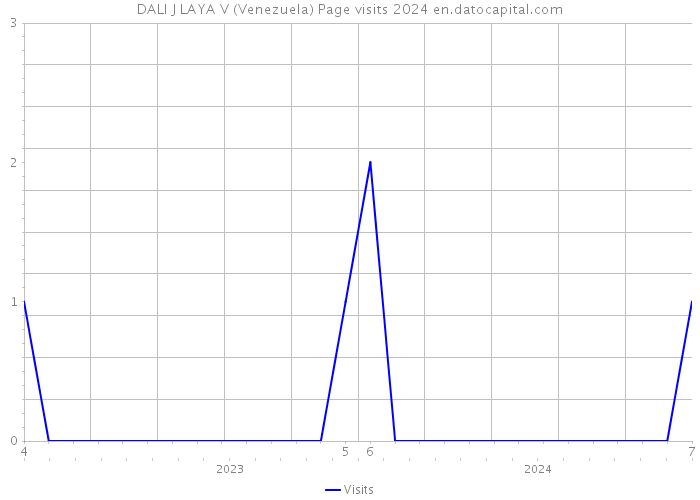 DALI J LAYA V (Venezuela) Page visits 2024 
