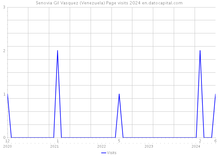 Senovia Gil Vasquez (Venezuela) Page visits 2024 