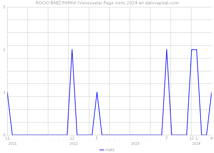 ROCIO BAEZ PARRA (Venezuela) Page visits 2024 