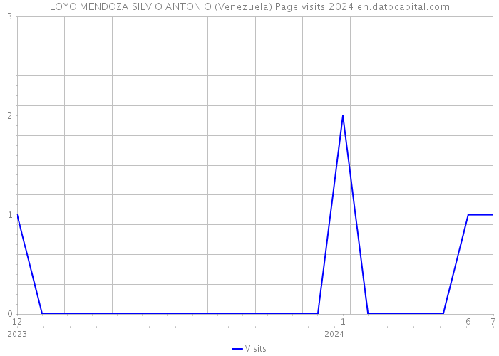 LOYO MENDOZA SILVIO ANTONIO (Venezuela) Page visits 2024 