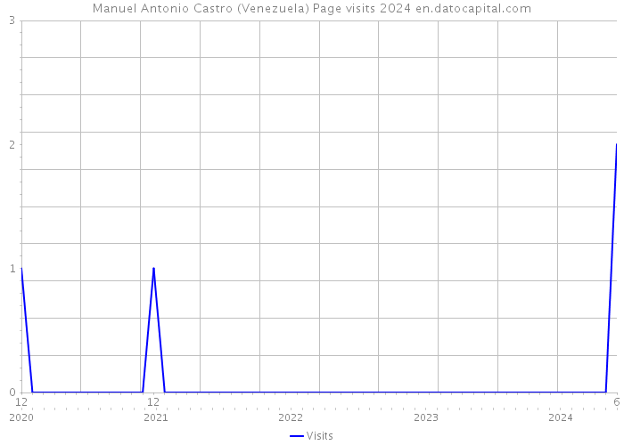 Manuel Antonio Castro (Venezuela) Page visits 2024 