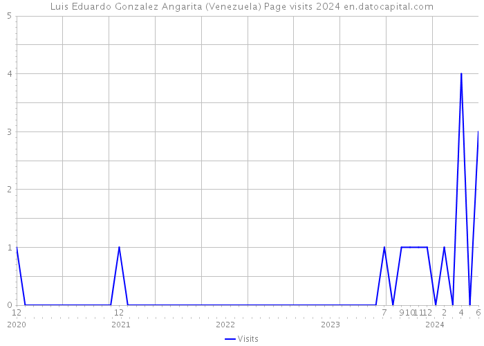 Luis Eduardo Gonzalez Angarita (Venezuela) Page visits 2024 