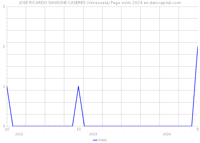 JOSE RICARDO SANSONE CASERES (Venezuela) Page visits 2024 