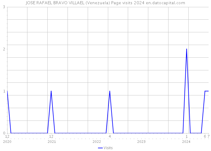 JOSE RAFAEL BRAVO VILLAEL (Venezuela) Page visits 2024 