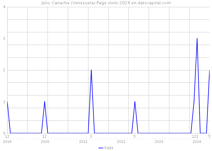 Julio Canache (Venezuela) Page visits 2024 
