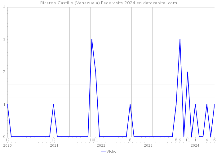 Ricardo Castillo (Venezuela) Page visits 2024 