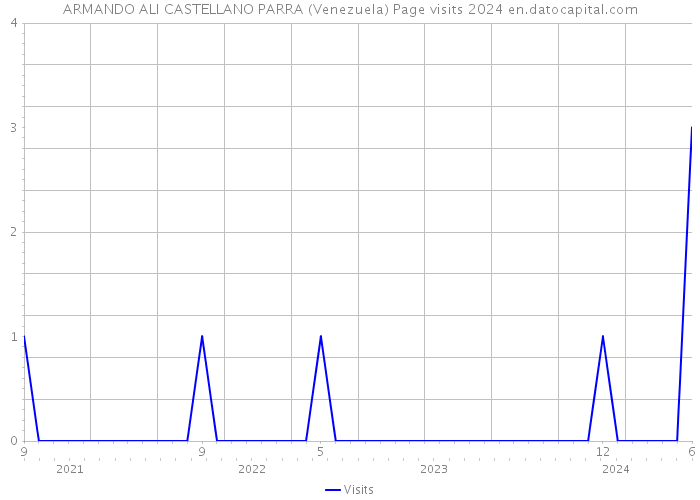 ARMANDO ALI CASTELLANO PARRA (Venezuela) Page visits 2024 