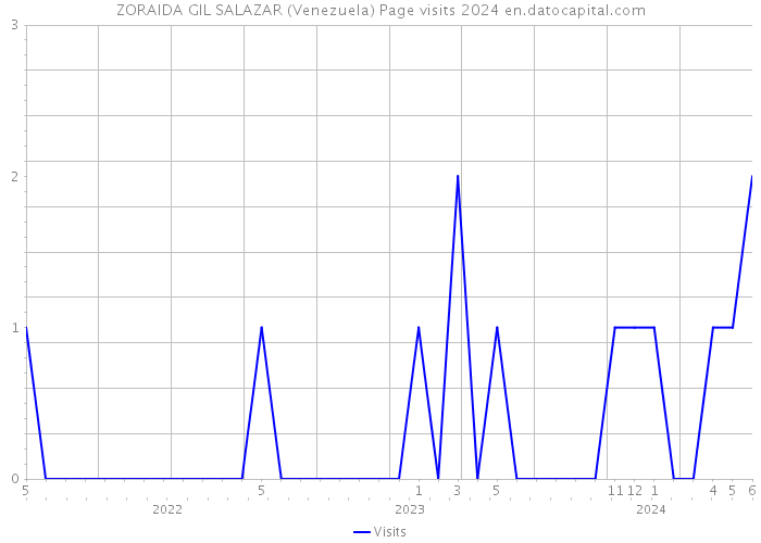 ZORAIDA GIL SALAZAR (Venezuela) Page visits 2024 