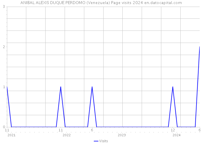 ANIBAL ALEXIS DUQUE PERDOMO (Venezuela) Page visits 2024 