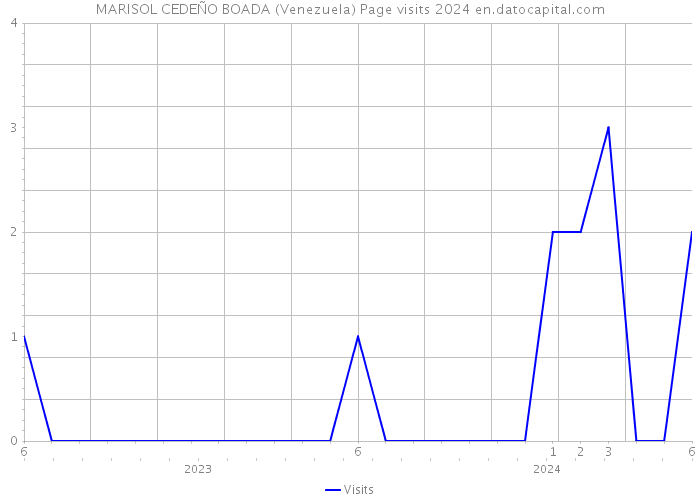 MARISOL CEDEÑO BOADA (Venezuela) Page visits 2024 