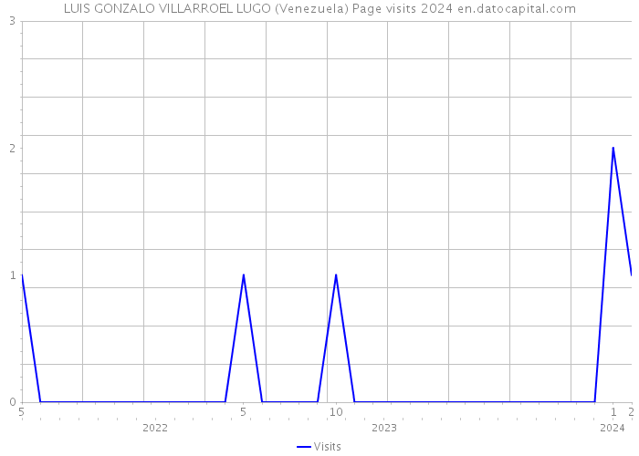 LUIS GONZALO VILLARROEL LUGO (Venezuela) Page visits 2024 