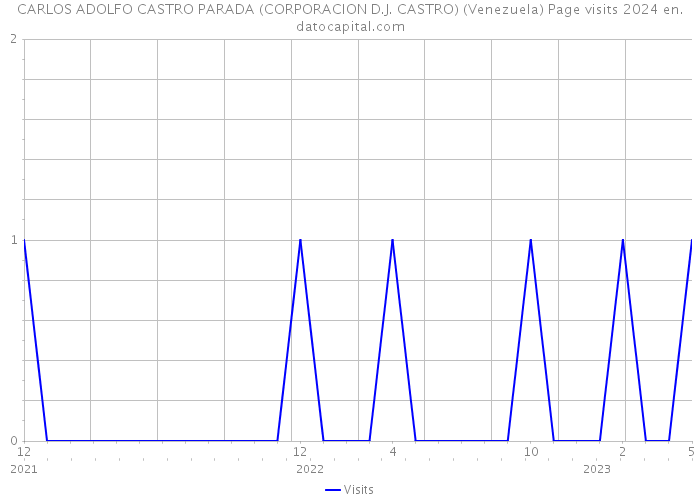 CARLOS ADOLFO CASTRO PARADA (CORPORACION D.J. CASTRO) (Venezuela) Page visits 2024 