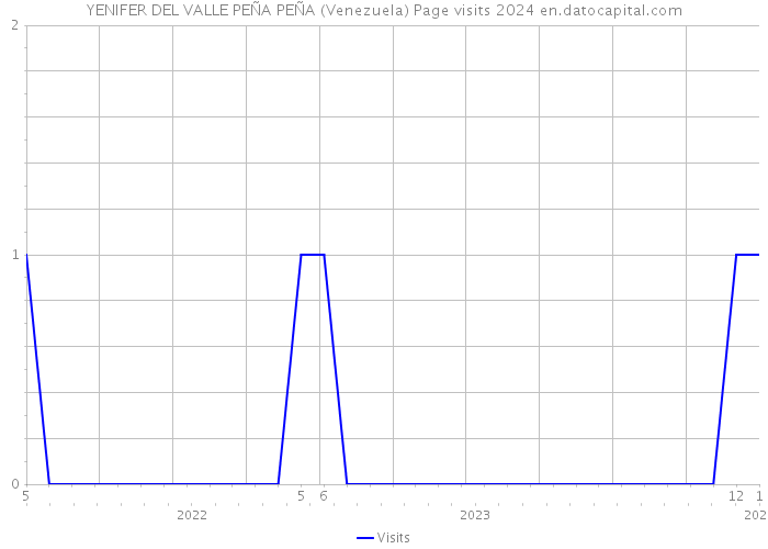 YENIFER DEL VALLE PEÑA PEÑA (Venezuela) Page visits 2024 