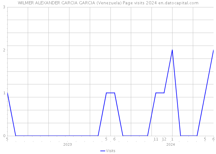 WILMER ALEXANDER GARCIA GARCIA (Venezuela) Page visits 2024 