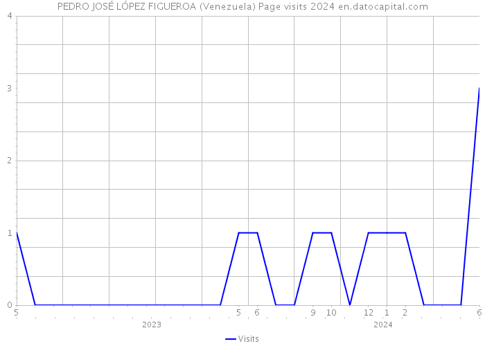 PEDRO JOSÉ LÓPEZ FIGUEROA (Venezuela) Page visits 2024 