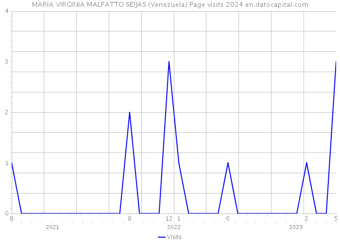 MARIA VIRGINIA MALFATTO SEIJAS (Venezuela) Page visits 2024 