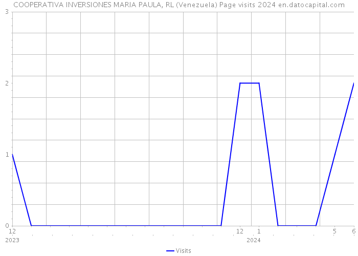 COOPERATIVA INVERSIONES MARIA PAULA, RL (Venezuela) Page visits 2024 